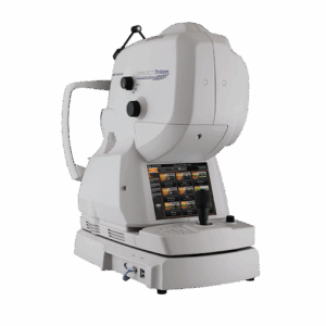 OCT retinal imaging machine used for detailed scanning of the retina and macula in diagnosing macular degeneration.
